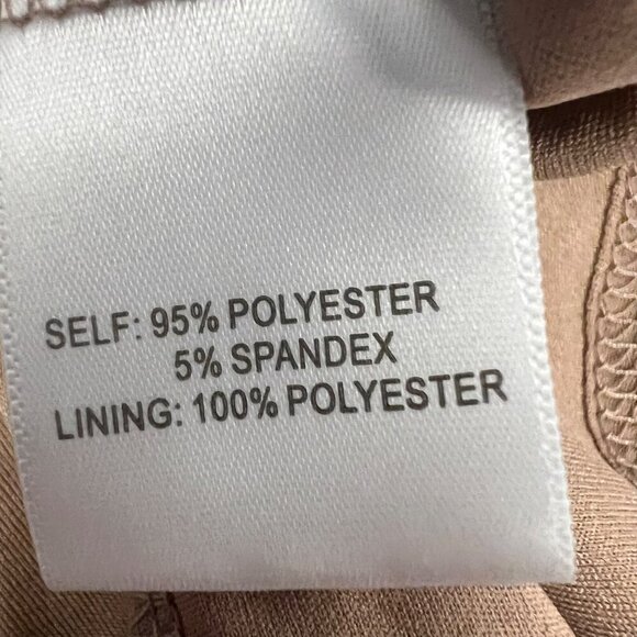 Jane & Delancey Animal Print Mock Neck Top Long Bishop Sleeve Brown Size Small - Picture 9 of 9